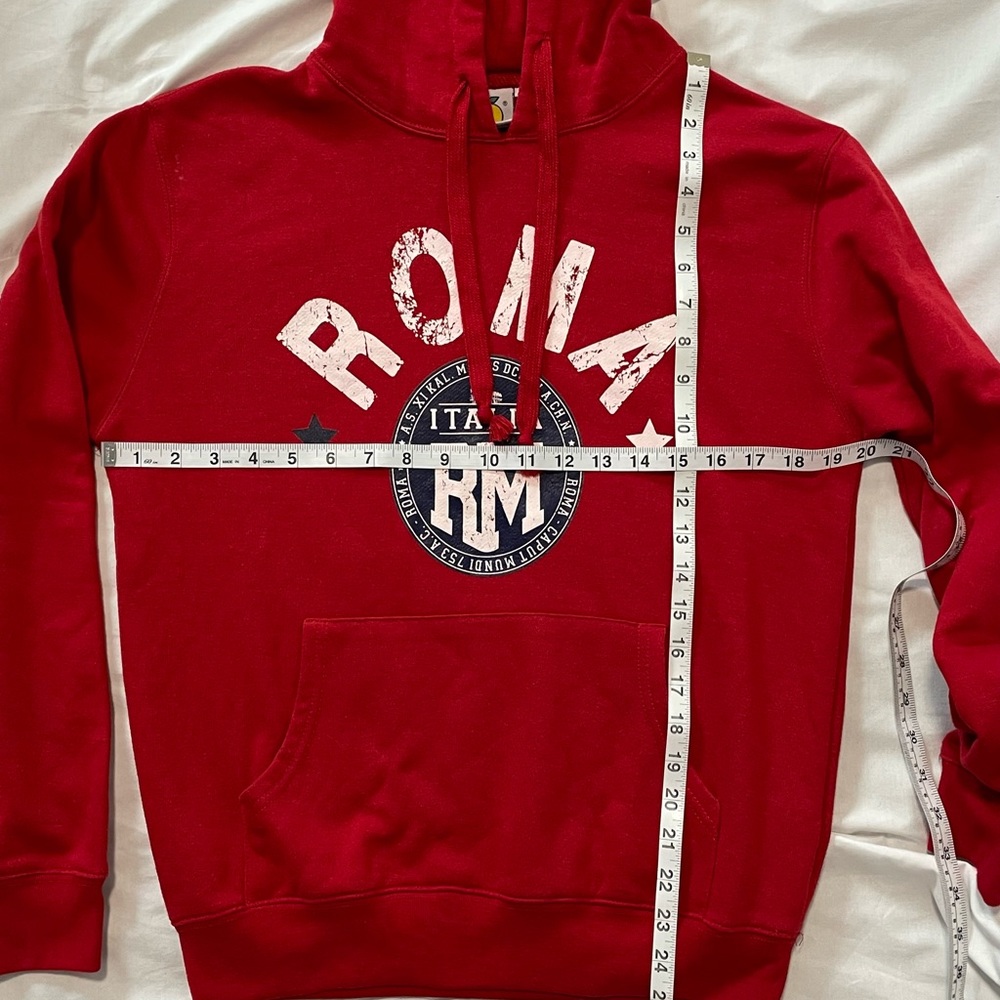 Roma Italia hooded sweatshirt with kangaroo pouch in EUC - Picture 4 of 6